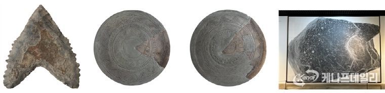 거제 대포패총 작살촉, 가야의 문양뚜껑토기, 하동 대곡리의 암혈바위
