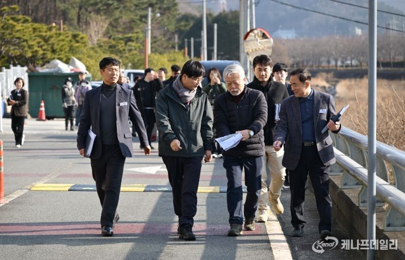 변광용 거제시장, 시민공감 간담회 민원 현장 점검