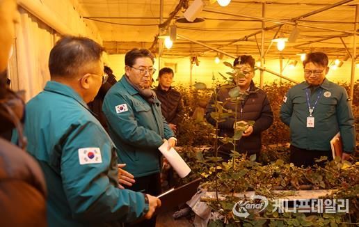 시설하우스 농가 방문